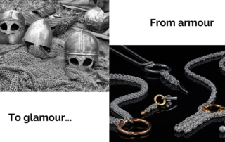The story of chainmail jewelry by NAIIAD, from armour to glamour