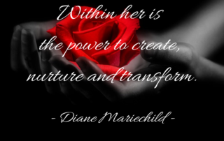 Naiiad jewellery - A woman is the full circle quote by Diane Mariechild